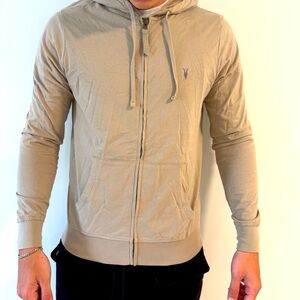 All Saints Zipper Sweatshirt